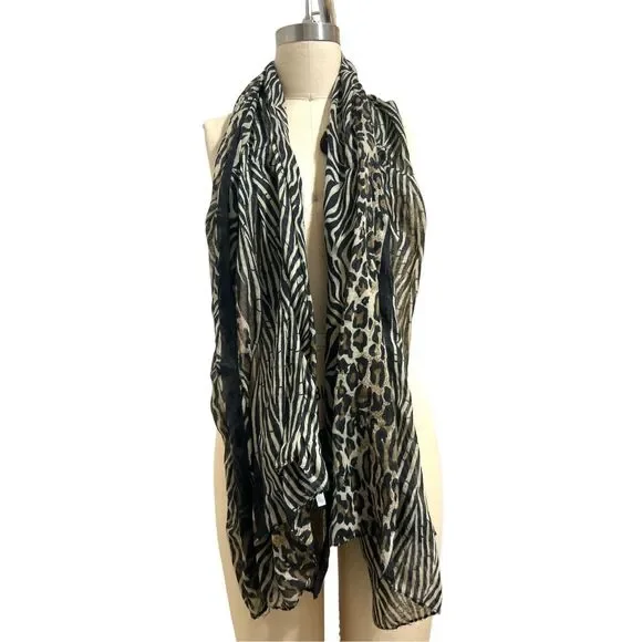 Zebra Print scarf - Picture 3 of 3